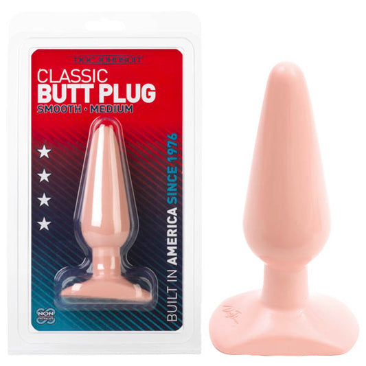 Classic Butt Plug - Flesh 14 cm (5.5'') Medium Smooth Butt Plug