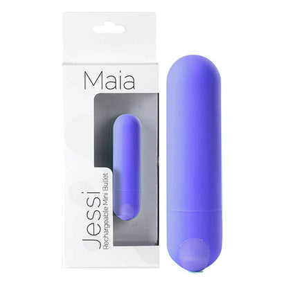 Maia Jessi - Purple 7.6 cm USB Rechargeable Bullet