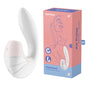 Satisfyer Supernova - White USB Rechargeable Vibrator with Air Pulsation