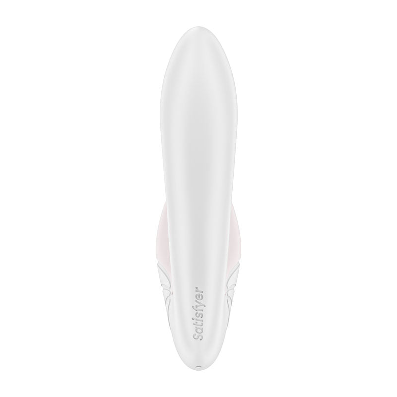 Satisfyer Supernova - White USB Rechargeable Vibrator with Air Pulsation