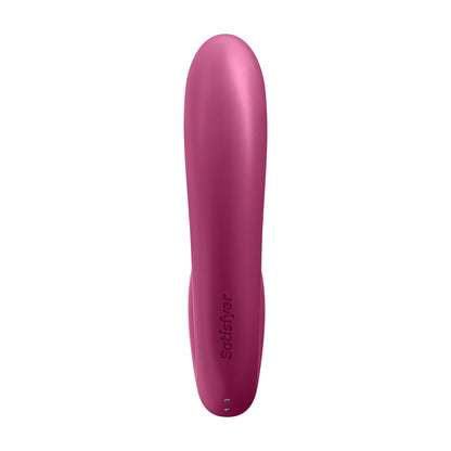 Satisfyer Sunray - Berry USB Rechargeable Vibrator with Air Pulsation & App Control