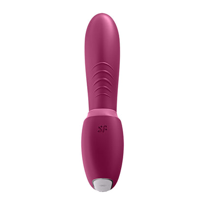 Satisfyer Sunray - Berry USB Rechargeable Vibrator with Air Pulsation & App Control