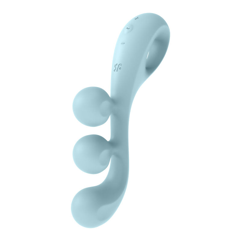 Satisfyer Tri Ball 2 - Light Blue USB Rechargeable 3-Motor Vibrator