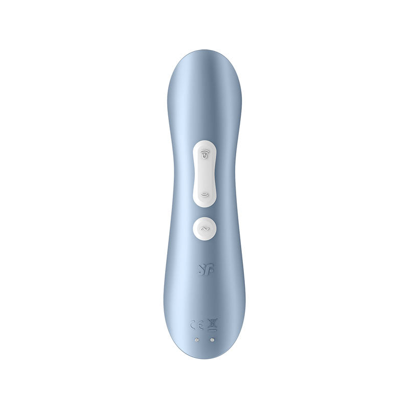 Satisfyer Pro 2+ - Blue Touch-Free USB-Rechargeable Clitoral Stimulator with Vibration