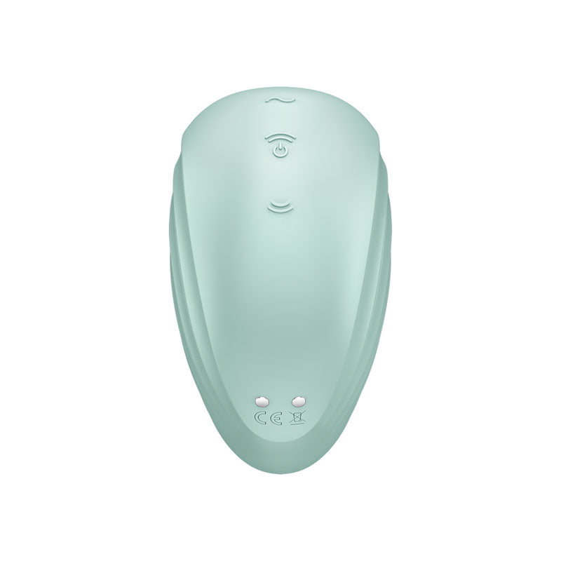 Satisfyer Pearl Diver - Mint - Mint USB Rechargeable Air Pulsation Stimulator