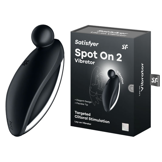 Satisfyer Spot On 2 - Black USB Rechargeable Stimulator