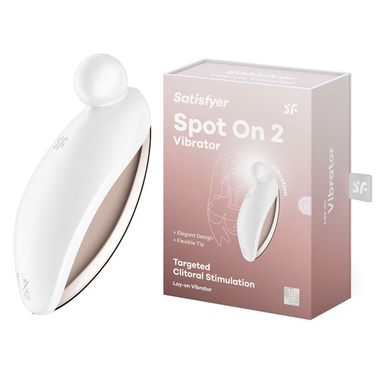 Satisfyer Spot On 2 - White USB Rechargeable Stimulator