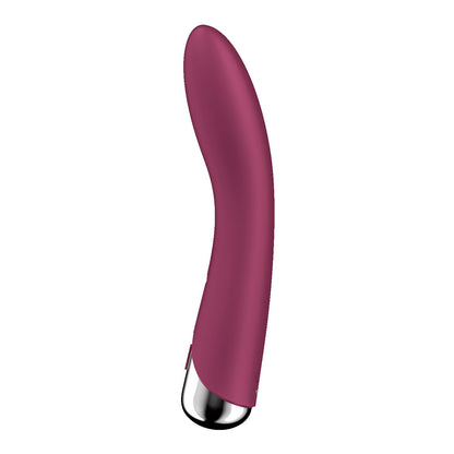 Satisfyer Spinning Vibe 1 - Red - Red 17.8 cm USB Rechargeable Rotating Vibrator