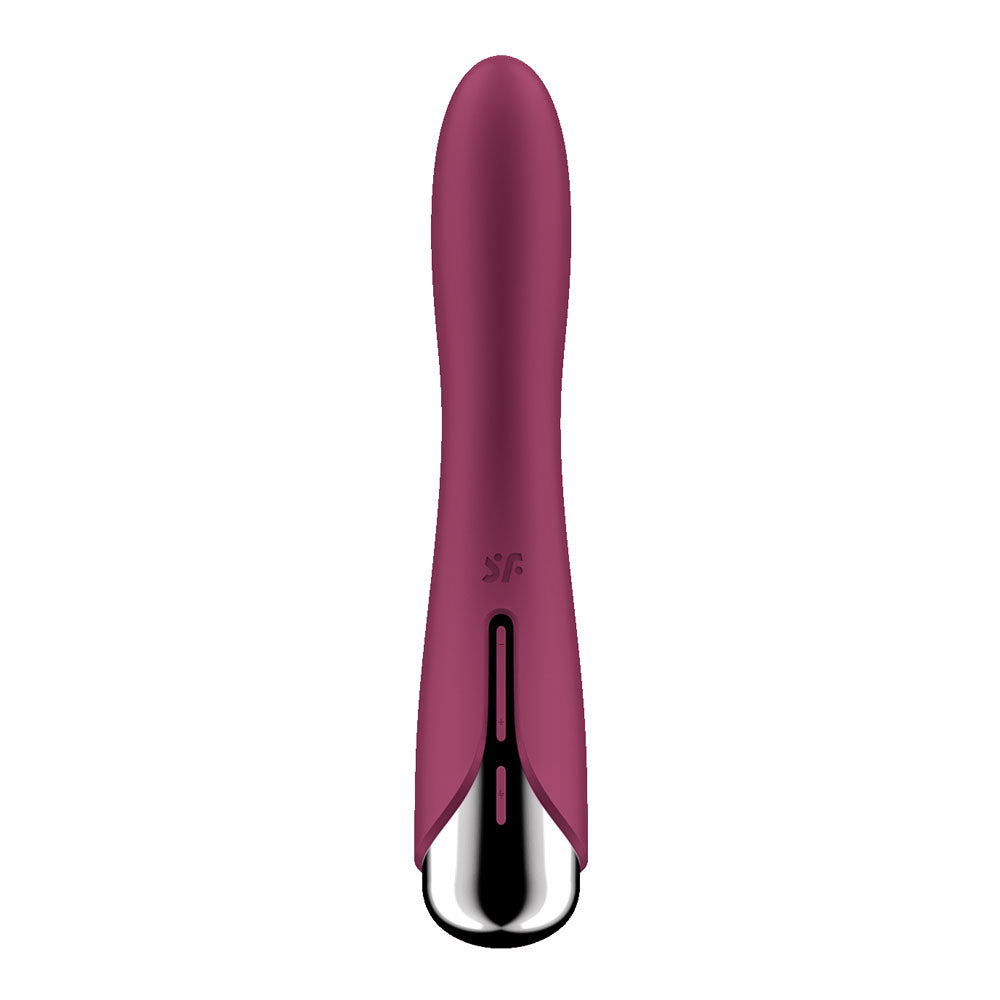 Satisfyer Spinning Vibe 1 - Red - Red 17.8 cm USB Rechargeable Rotating Vibrator