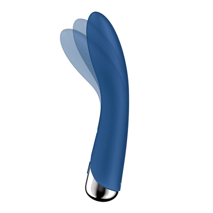 Satisfyer Spinning Vibe 1 - Blue - Blue 17.8 cm USB Rechargeable Rotating Vibrator