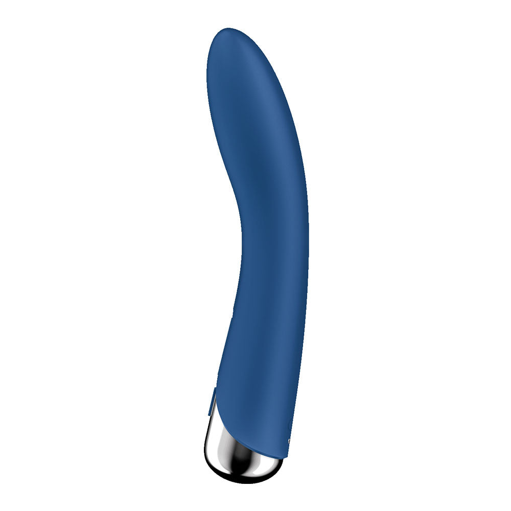 Satisfyer Spinning Vibe 1 - Blue - Blue 17.8 cm USB Rechargeable Rotating Vibrator