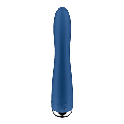 Satisfyer Spinning Vibe 1 - Blue - Blue 17.8 cm USB Rechargeable Rotating Vibrator