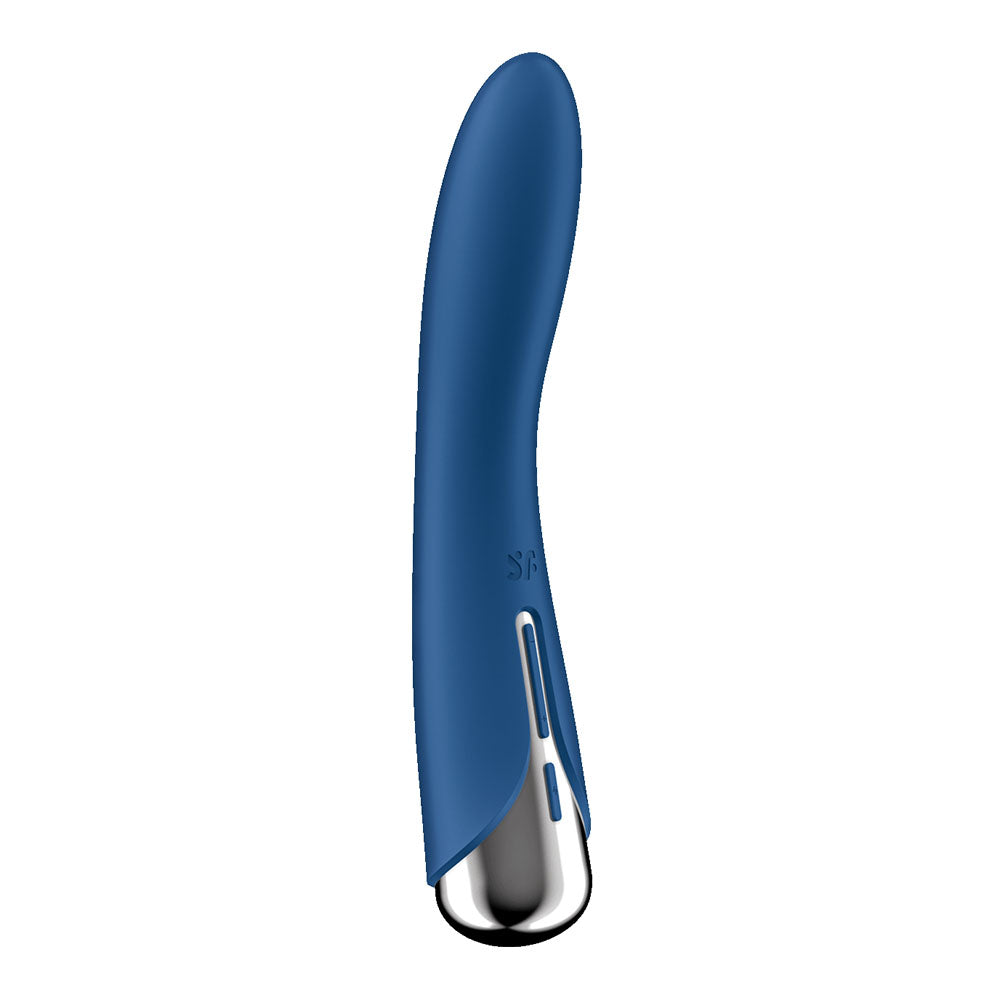 Satisfyer Spinning Vibe 1 - Blue - Blue 17.8 cm USB Rechargeable Rotating Vibrator