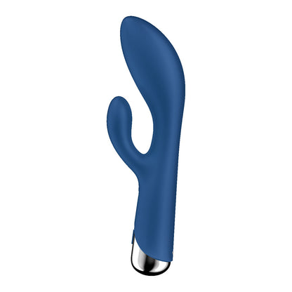 Satisfyer Spinning Rabbit 1 - Blue - Blue 20 cm USB Rechargeable Rotating Rabbit Vibrator