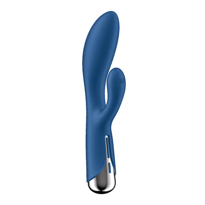 Satisfyer Spinning Rabbit 1 - Blue - Blue 20 cm USB Rechargeable Rotating Rabbit Vibrator