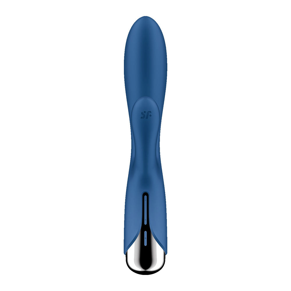 Satisfyer Spinning Rabbit 1 - Blue - Blue 20 cm USB Rechargeable Rotating Rabbit Vibrator