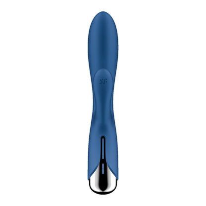 Satisfyer Spinning Rabbit 1 - Blue - Blue 20 cm USB Rechargeable Rotating Rabbit Vibrator