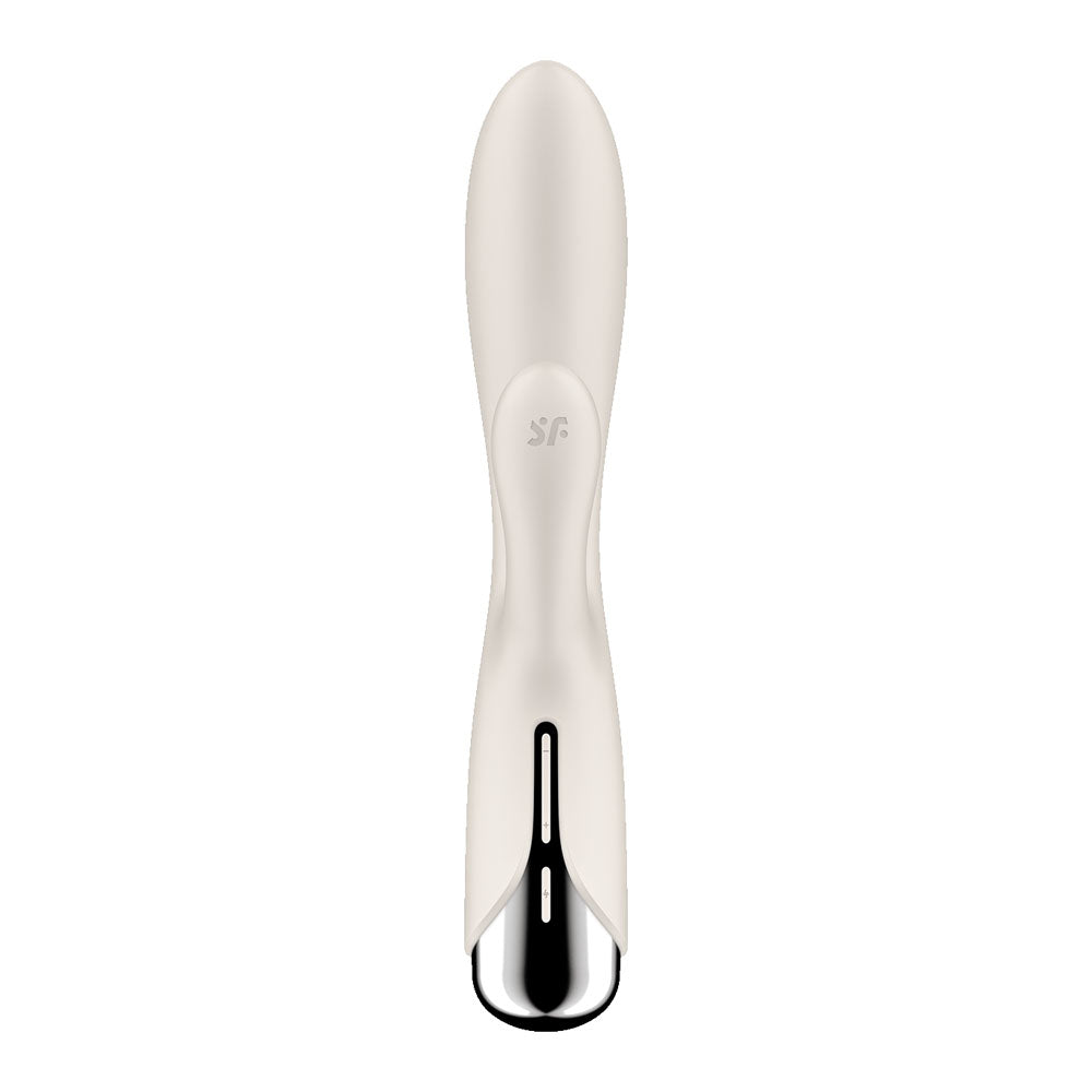 Satisfyer Spinning Rabbit 1 - Beige - Beige 20 cm USB Rechargeable Rotating Rabbit Vibrator