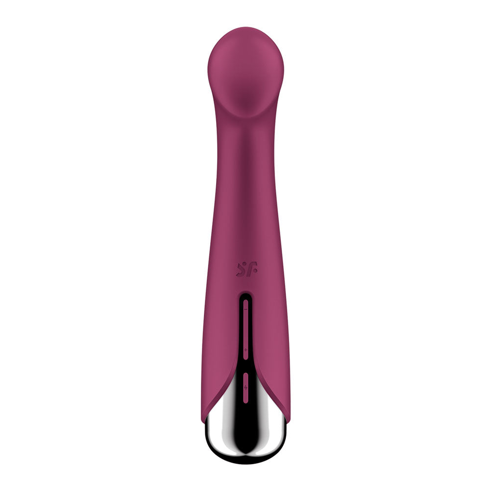 Satisfyer Spinning G-Spot 1 - Red - Red 16.5 cm USB Rechargeable Rotating Vibrator