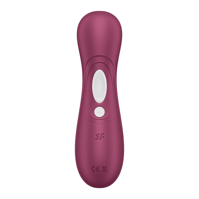 Satisfyer Pro 2 Generation 3 with App Control - Wine Red Touch-Free USB-Rechargeable Clitoral Stimulator