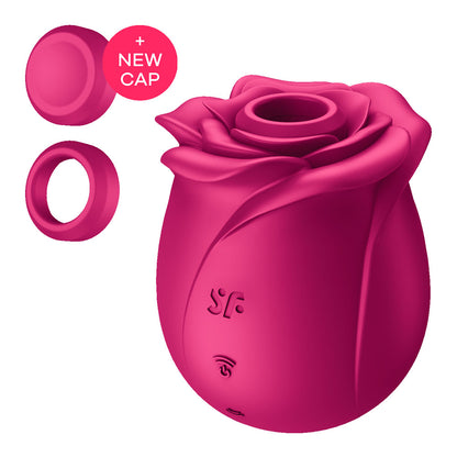 Satisfyer Pro 2 Classic Blossom - Red USB Rechargeable Air Pulse Rose Stimulator