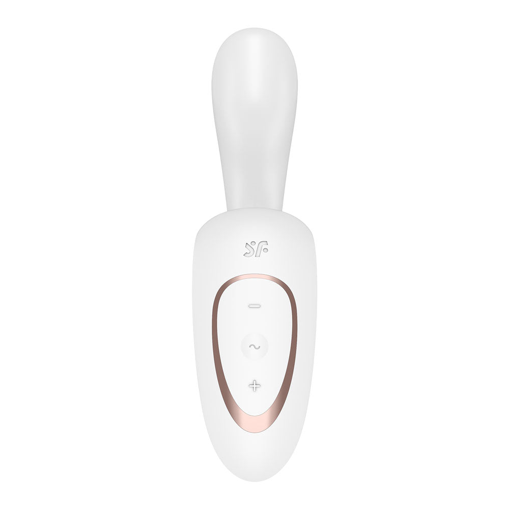 Satisfyer G For Goddess 1 - White - White USB Rechargeable Vibrator with Clit Stim