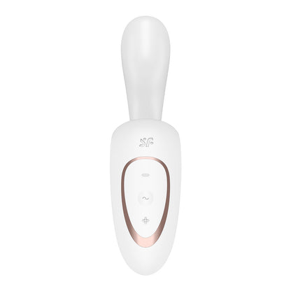 Satisfyer G For Goddess 1 - White - White USB Rechargeable Vibrator with Clit Stim