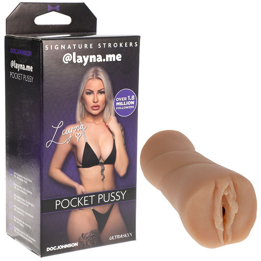 Girls Of Social Media @layna.me Pocket Pussy - Flesh Vagina Stroker