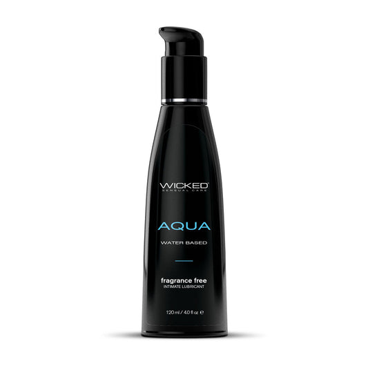 Wicked Aqua - Water Based Lubricant - 120 ml (4 oz) Bottle