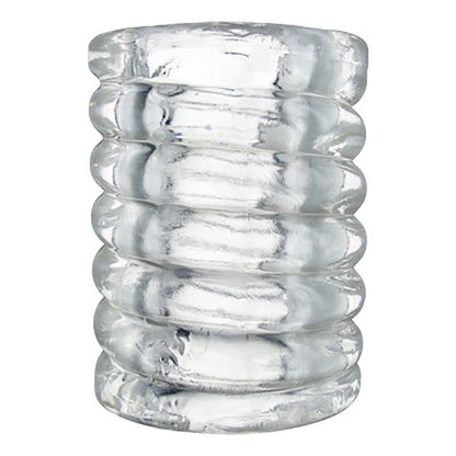 Trinity Spiral Ball Stretcher - Clear Ball Stretcher Ring