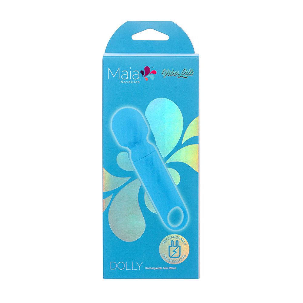 Maia DOLLY - Blue - Blue 12.7 cm USB Rechargeable Massage Wand