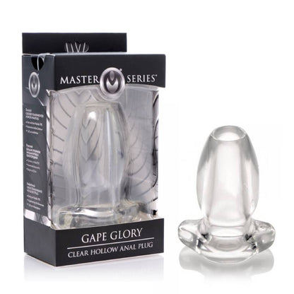 Master Series Gape Glory - Clear Large Hollow Anal Plug