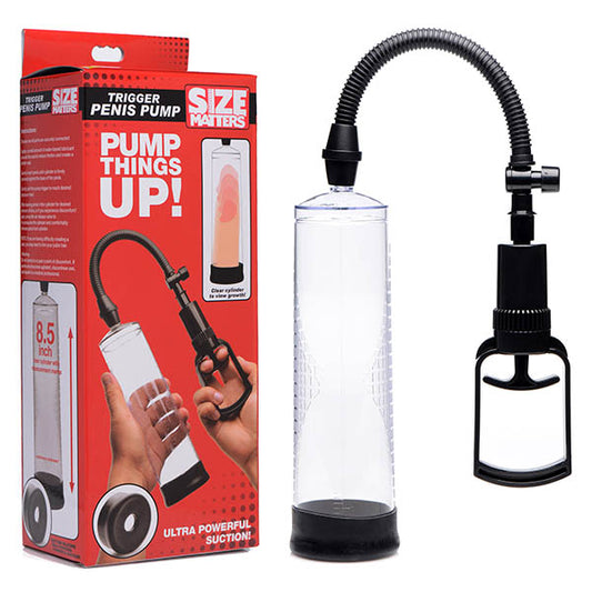 Size Matters Trigger Penis Pump - Clear Penis Pump