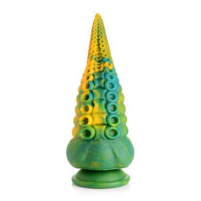 Creature Cocks Monstropus Tentacled Monster Silicone Dildo - Green/Yellow 21.6 cm Fantasy Dildo