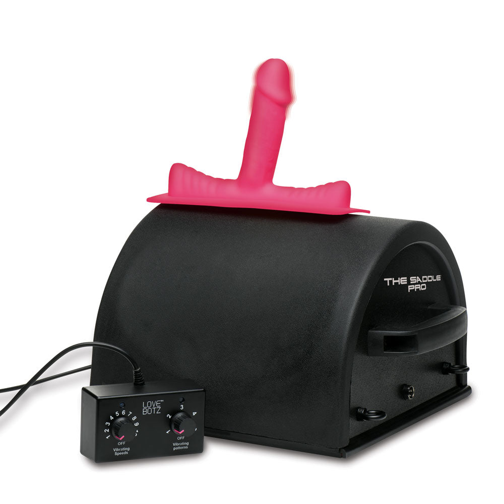 LoveBotz 50X Saddle Pro Sex Machine - Mains Powered Machine with 4 Attachments