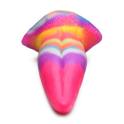 Creature Cocks Unicorn Kiss Silicone Dildo - Coloured 21.4 cm Fantasy Unicorn Tongue Dildo