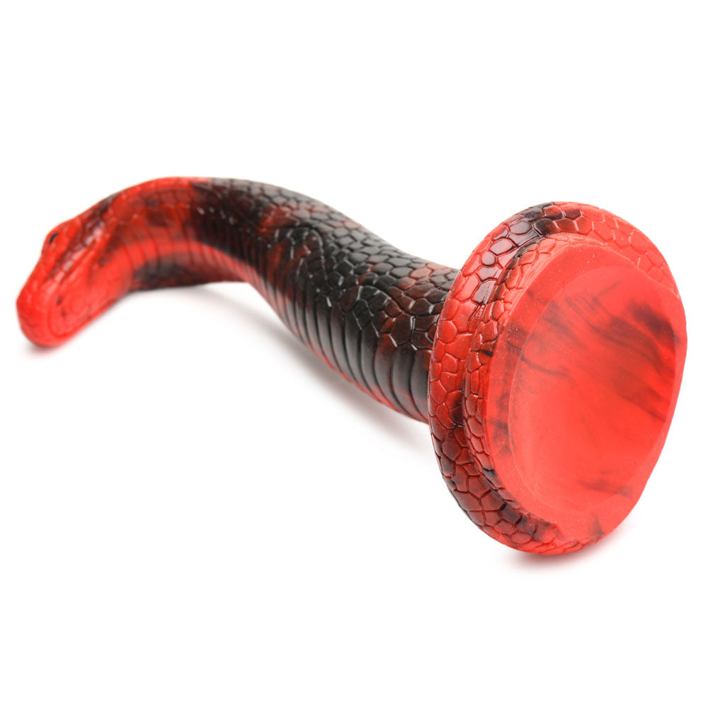 Creature Cocks King Cobra Silicone Dildo - Red 21.4 cm Fantasy Dildo