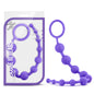 Luxe - Silicone 10 Beads - Purple 31.75 cm (12.5) Anal Beads