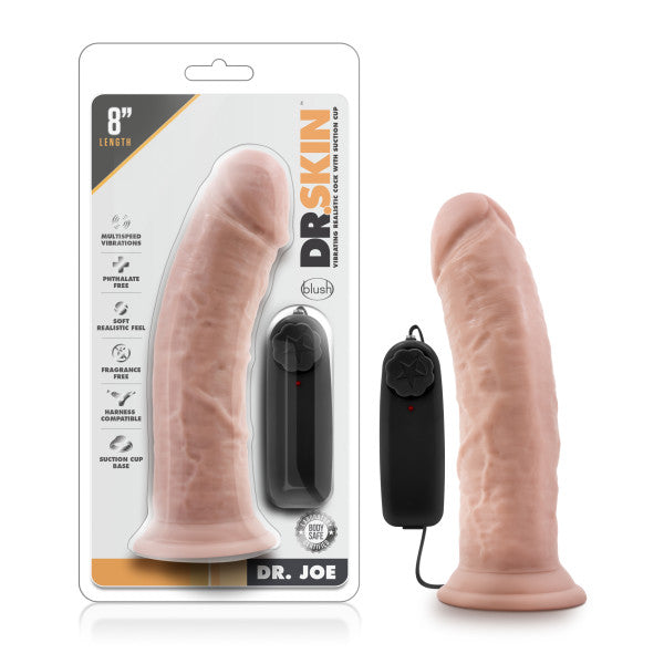 Dr. Skin Dr. Joe - Flesh 20.3 cm (8) Vibrating Dong