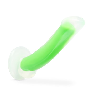 Neo Elite Glow Omnia - Glow In Dark Green 17.8 cm Dual Density Dong