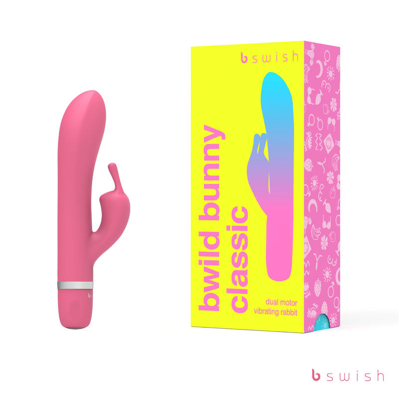 Bwild Classic Bunny - Guava - Guava 15.2 cm (6'') Rabbit Vibrator