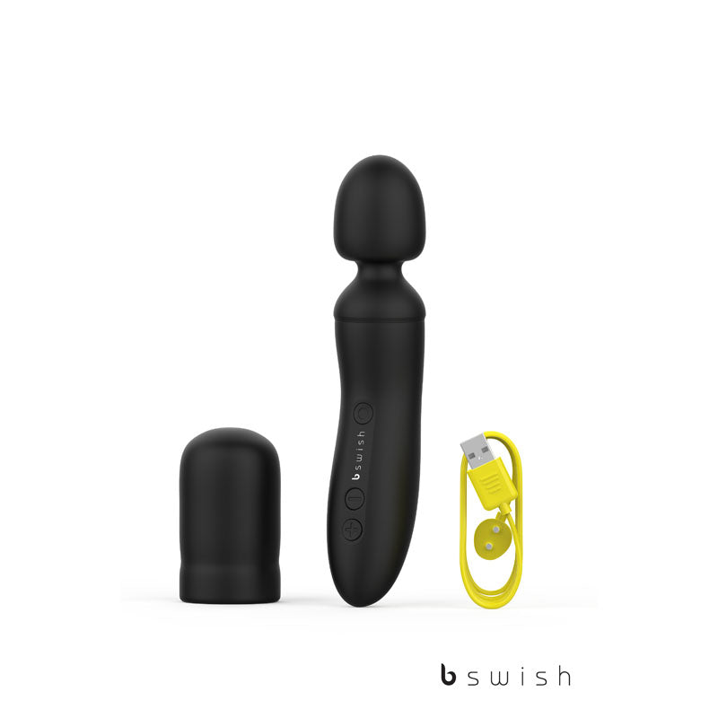 Bthrilled Premium - Noir?????????????? - Black 21 cm USB Rechargeable Massage Wand