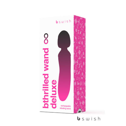 Bthrilled Premium - Noir?????????????? - Black 21 cm USB Rechargeable Massage Wand