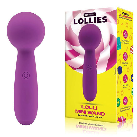 Bodywand Lolli Mini Wand - Purple - Purple 11 cm USB Rechargeable Mini Massage Wand