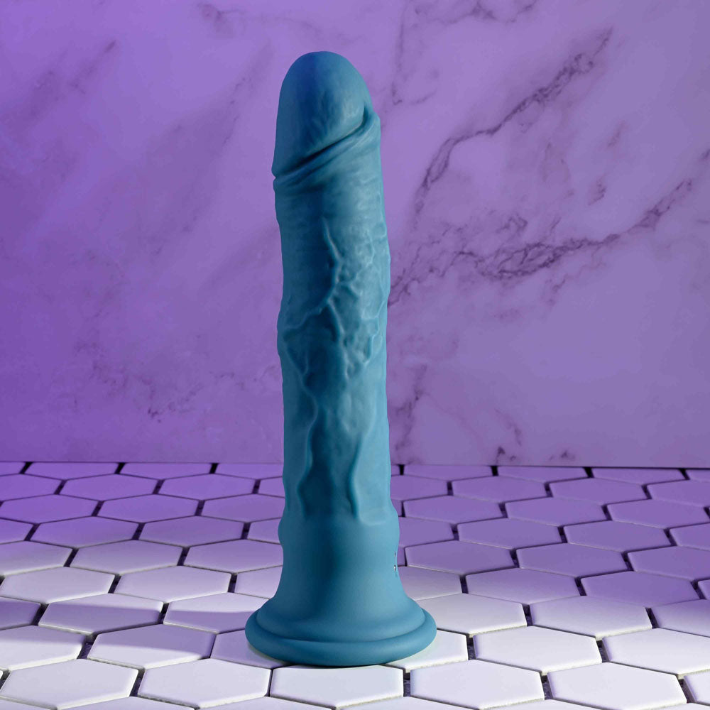 Evolved TSUNAMI - Blue 18.4 cm USB Rechargeable Vibrating Dong with Remote Control