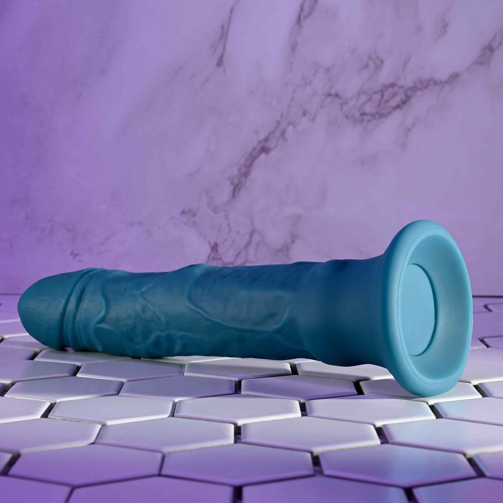 Evolved TSUNAMI - Blue 18.4 cm USB Rechargeable Vibrating Dong with Remote Control