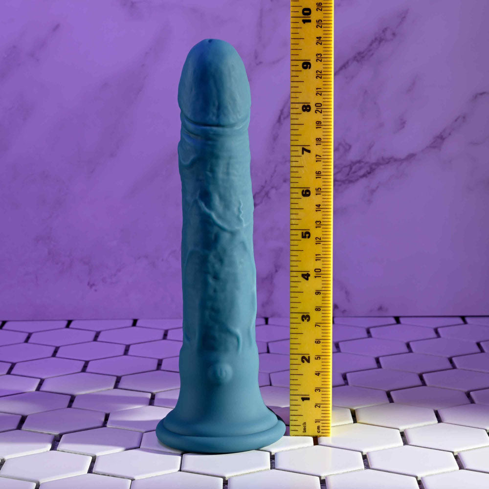 Evolved TSUNAMI - Blue 18.4 cm USB Rechargeable Vibrating Dong with Remote Control