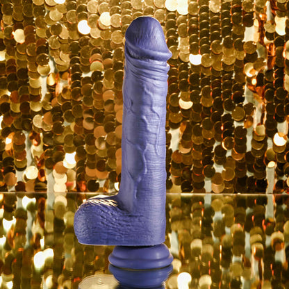 Evolved PLEASURE RIDER - Blue 22.2 cm USB Rechargeable Vibrating & Thrusting Dong with Remote