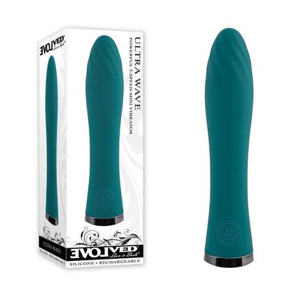 Evolved ULTRA WAVE - Blue 13 cm USB Rechargeable Mini Vibrator