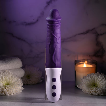 Evolved PLUM THRUST - Purple 29 cm USB Rechargeable Thrusting Vibrator